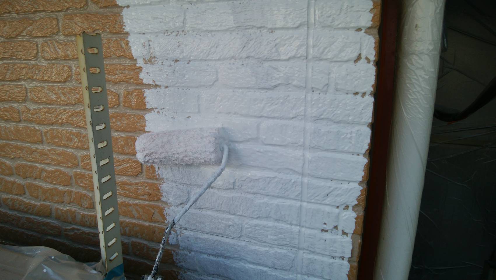 岡山市　S様邸屋根・外壁塗装状況　前半