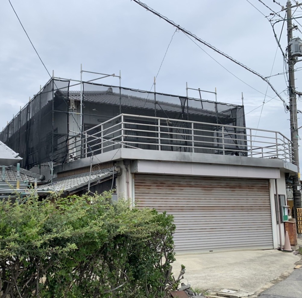 瀬戸内市S様邸の施工の様子です！