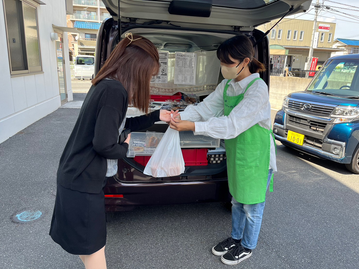 移動販売パン屋さん　「ハルベーカリー」さんが来てくださいました😊