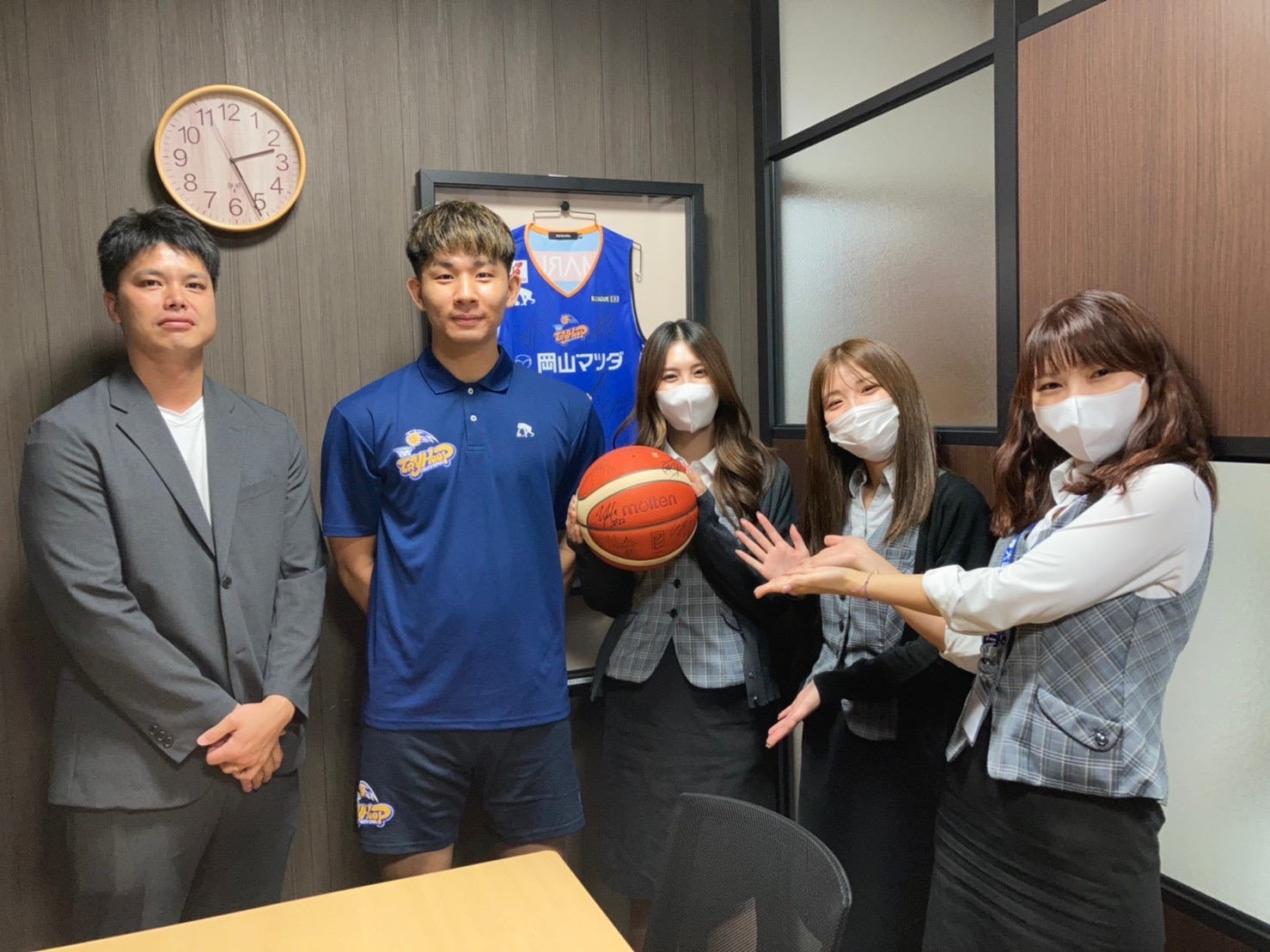 トライフープ岡山さんがご来店されました🏀✨