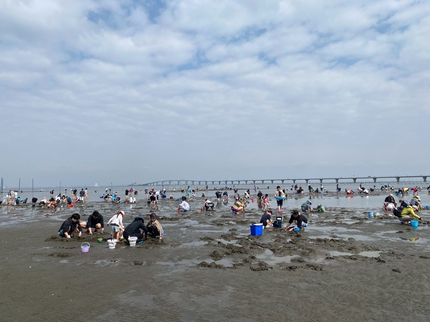 潮干狩りへ🏖